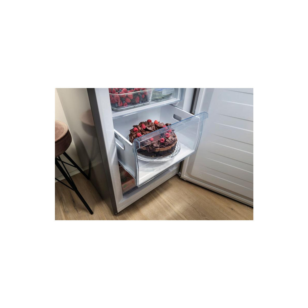 Hisense RB434N4BCB frigorifero con congelatore Libera installazione 331 L B Grigio, Acciaio inox