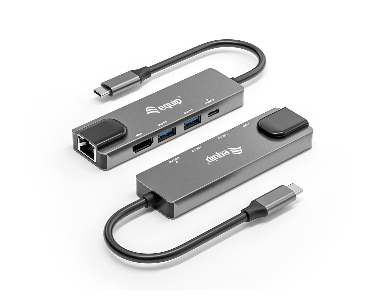 Equip 133489 replicatore di porte e docking station per laptop Cablato USB 3.2 Gen 1 (3.1 Gen 1) Type-C Grigio