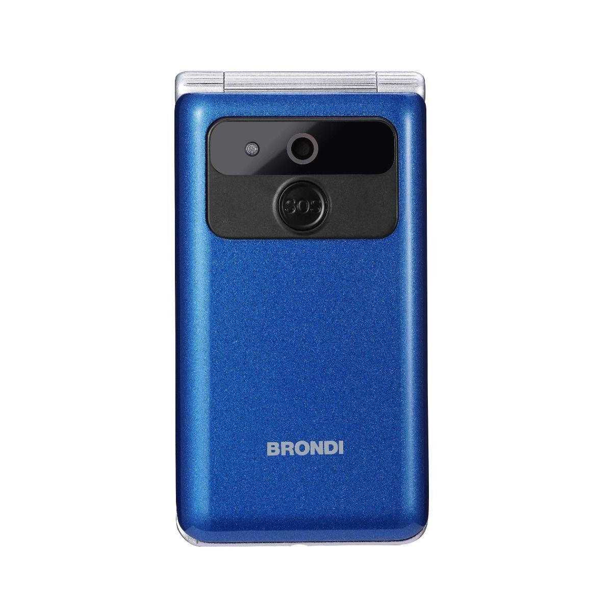 Brondi Amico Prezioso Blue Metal Telefono Cellulare Senior