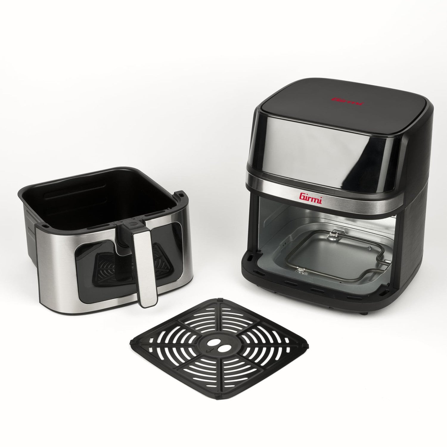 Girmi FG80 Ecofrit Friggitrice Ad Aria 8 Litri 2200W Display Digitale 10 Programmi Doppia Resistenza
