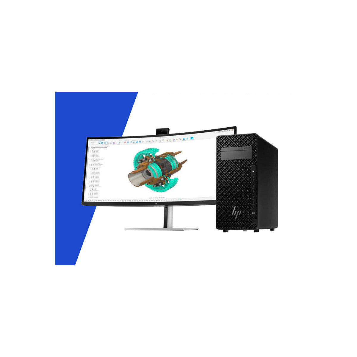 HP Z2 Tower G1i Wolf Pro Security Edition Intel Core Ultra 7 265 32 GB DDR5-SDRAM 1 TB SSD Windows 11 Pro Stazione di lavoro AI Workstation, AI PC Nero