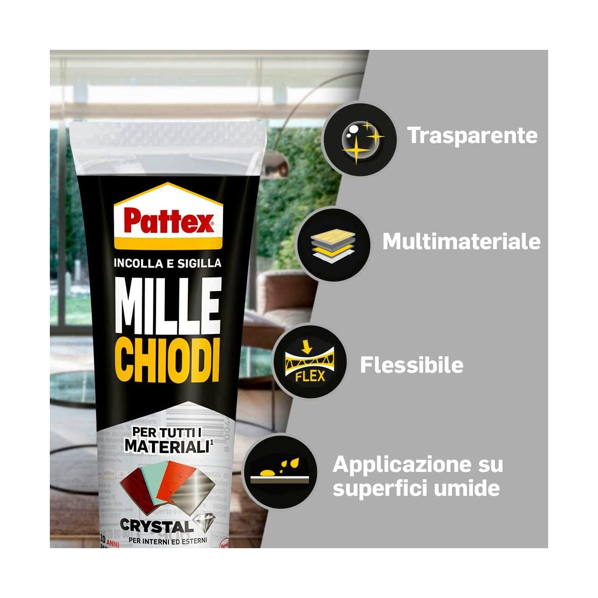 Pattex Millechiodi Crystal 90g
