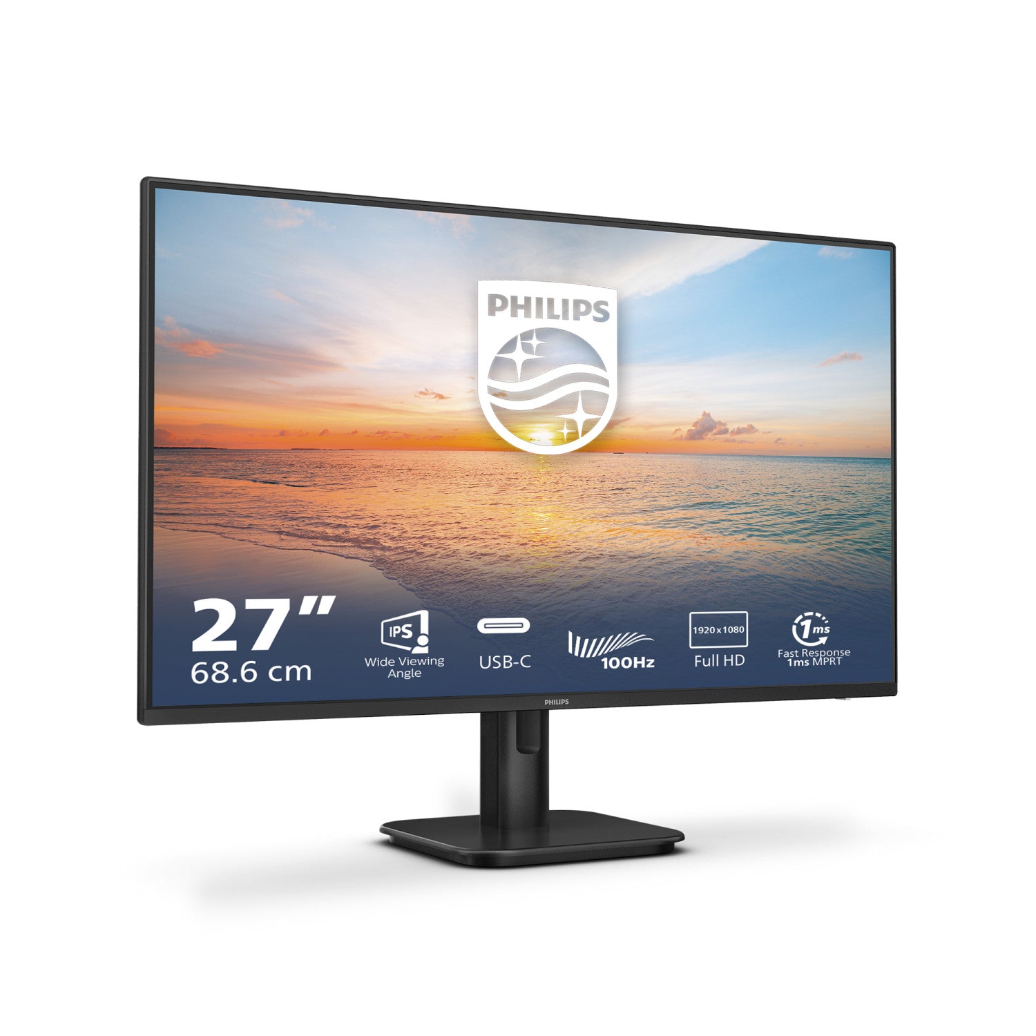 Philips Serie 1000 27E1N1300A/00 Monitor PC 68,6 cm (27") 1920 x 1080 Pixel Full HD LCD Nero