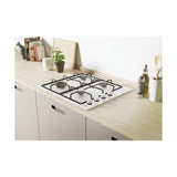 Candy Idea CHW6LWW Piano Cottura da Incasso Gas 4 Fornelli Bianco