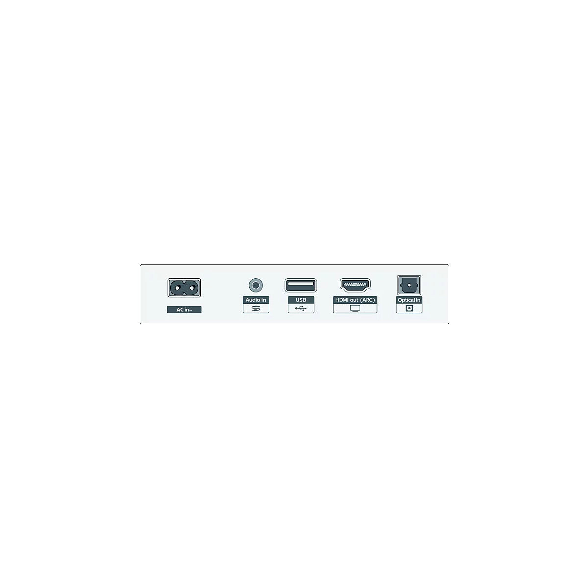 Philips TAB5201/10 altoparlante soundbar Nero 2.0 canali 80 W