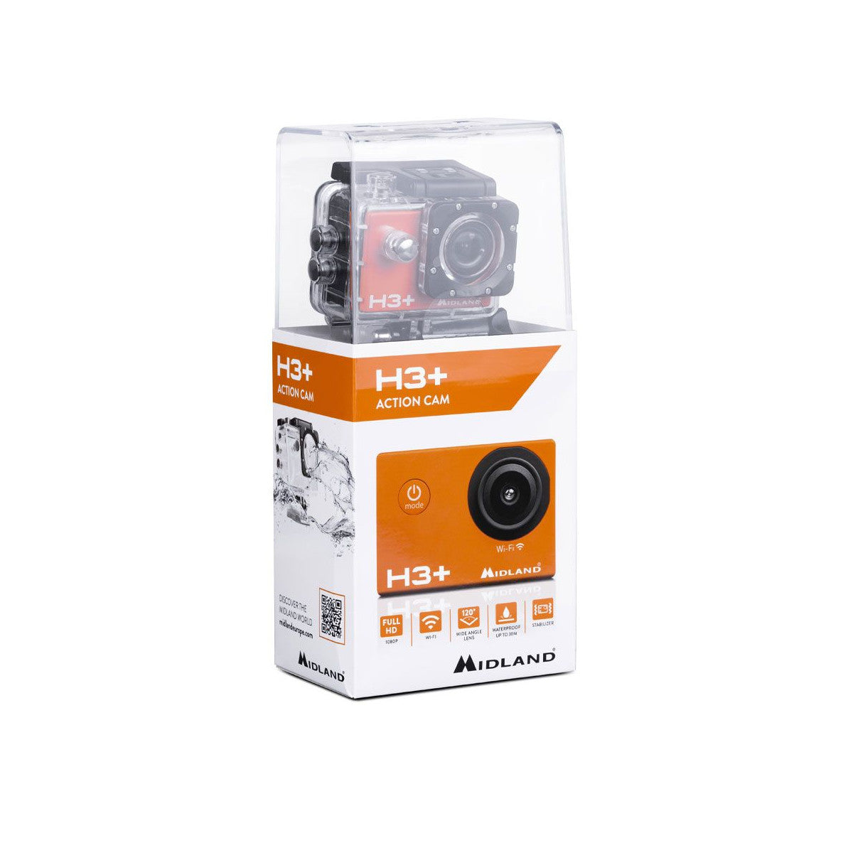 Midland H3 fotocamera per sport d'azione 16 MP Full HD Wi-Fi 52 g
