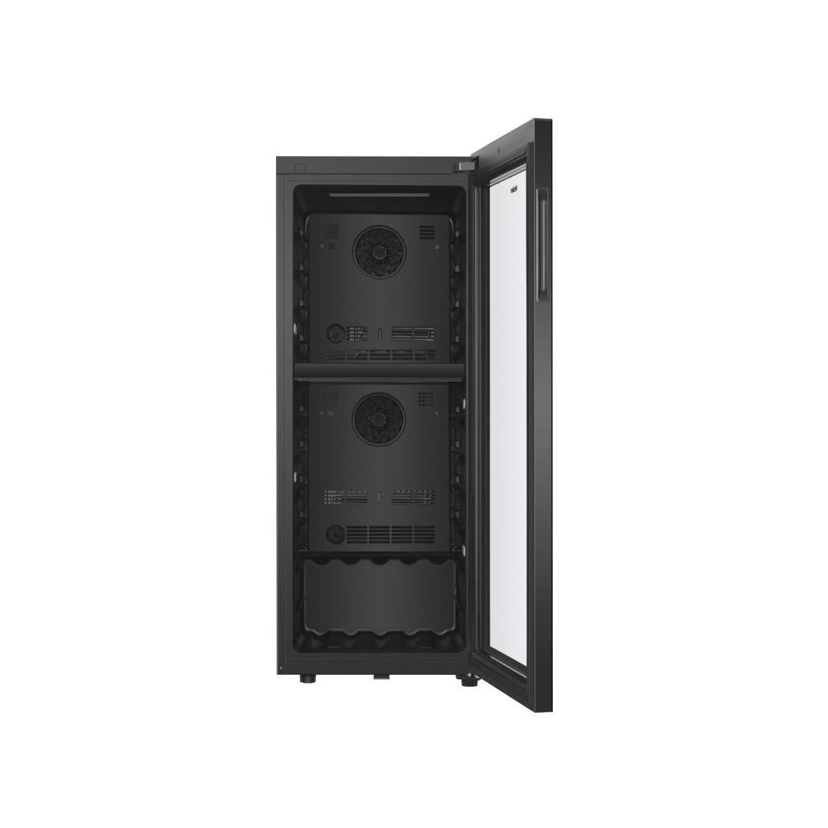 Haier Wine Bank 50 Serie 5 HWS79GDG Cantinetta vino con compressore Libera installazione Nero 79 bottiglie