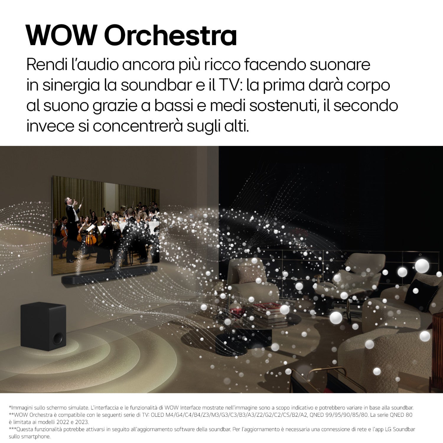 LG Soundbar S90TY, 570W su 5.1.3 canali, Dolby Atmos, Wi-Fi, 3 speaker up-firing