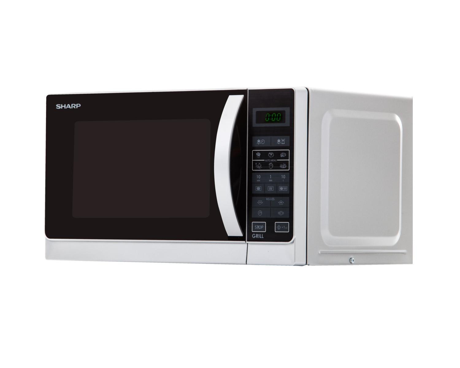 Sharp Home Appliances R742INW forno a microonde Superficie piana Microonde combinato 25 L 900 W Argento