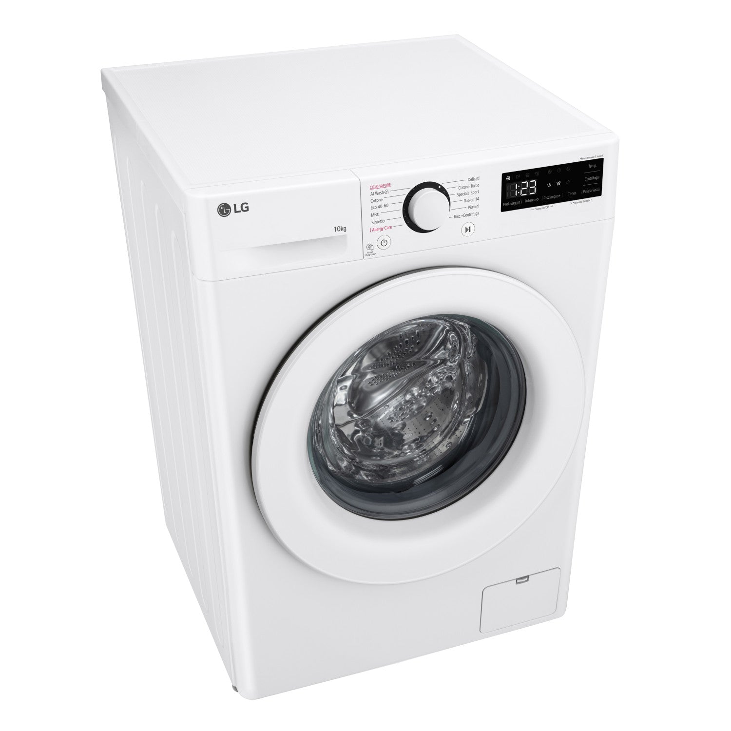 LG F4R3010NSWW Lavatrice 10kg AI DD Classe A 1400 giri Lavaggio a Vapore Bianco
