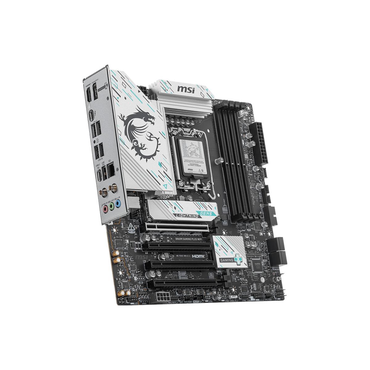 MSI B860M GAMING PLUS WIFI scheda madre Intel B860 LGA 1851 (Socket V1) micro ATX