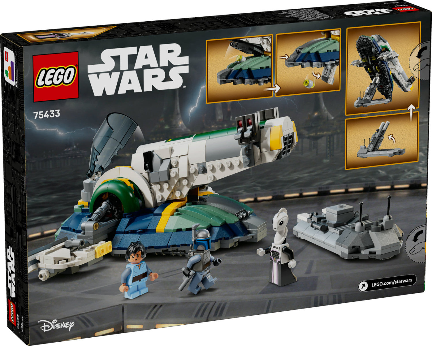 LEGO Star Wars Astronave di Jango Fett Set 75433 707 Pezzi 9 Anni