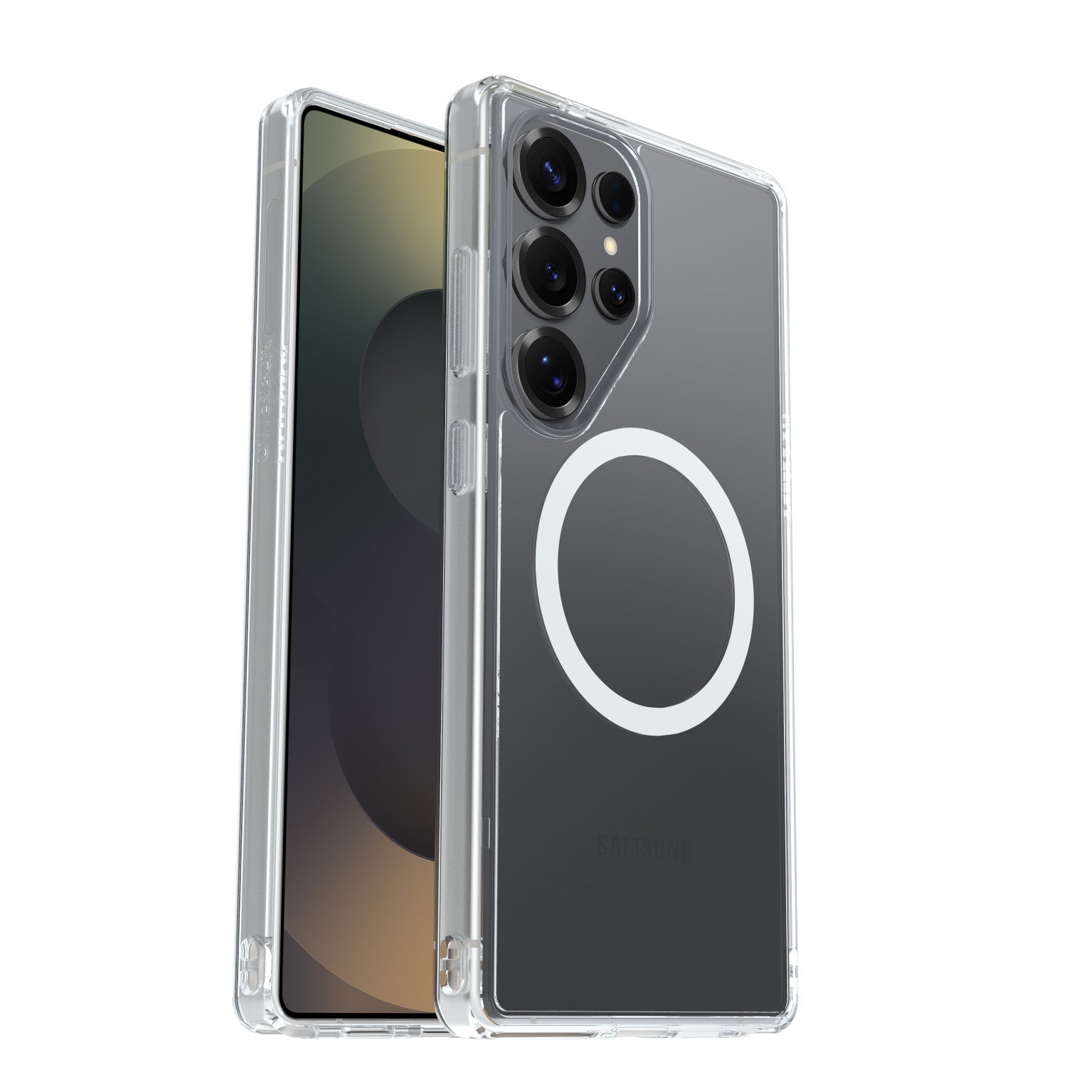 OtterBox Symmetry Series Clear with Magnets per Samsung Galaxy S25 Ultra, trasparente