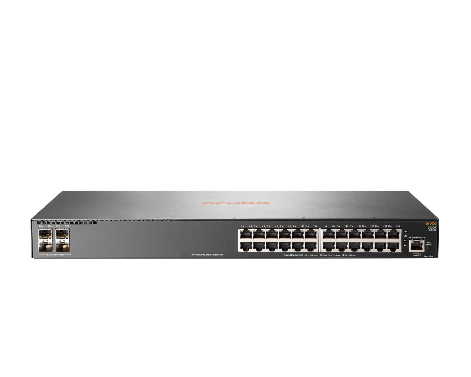 Aruba 2930F 24G 4SFP Gestito L3 Gigabit Ethernet (10/100/1000) 1U Grigio