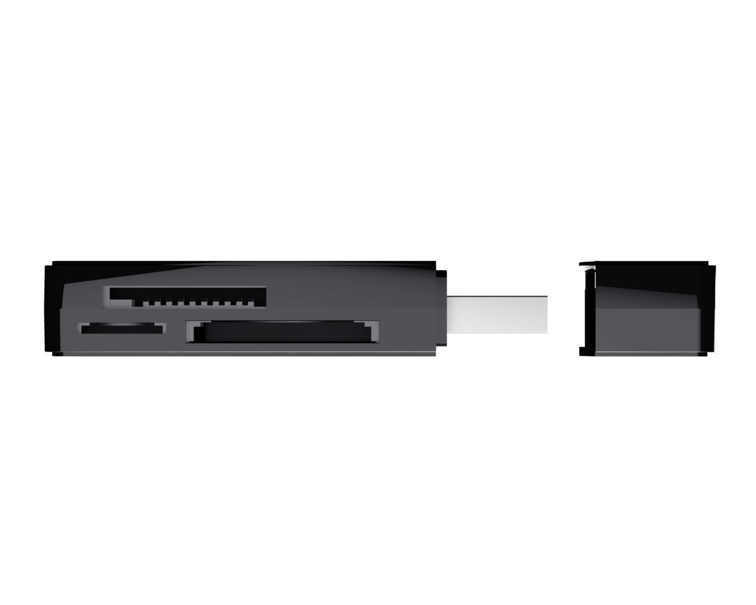 Trust Nanga 21935-TRT Lettore Usb 3.1 di Scheda ad Alta Velocita' Nero