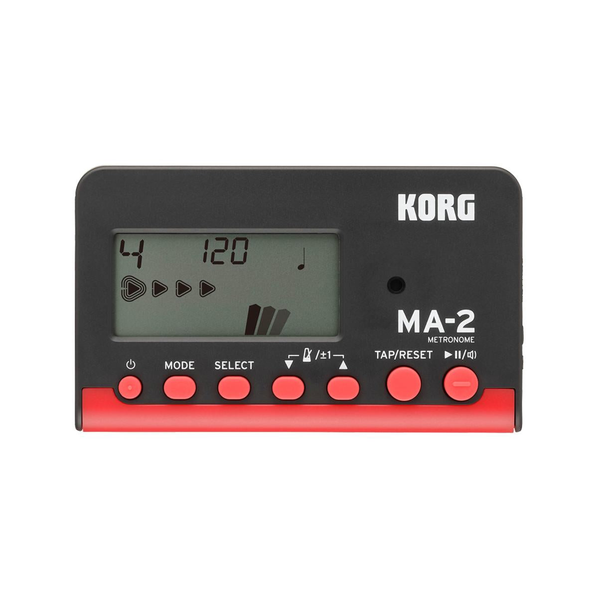Korg MA-2 30 - 252 bpm Metronomo digitale Nero, Rosso