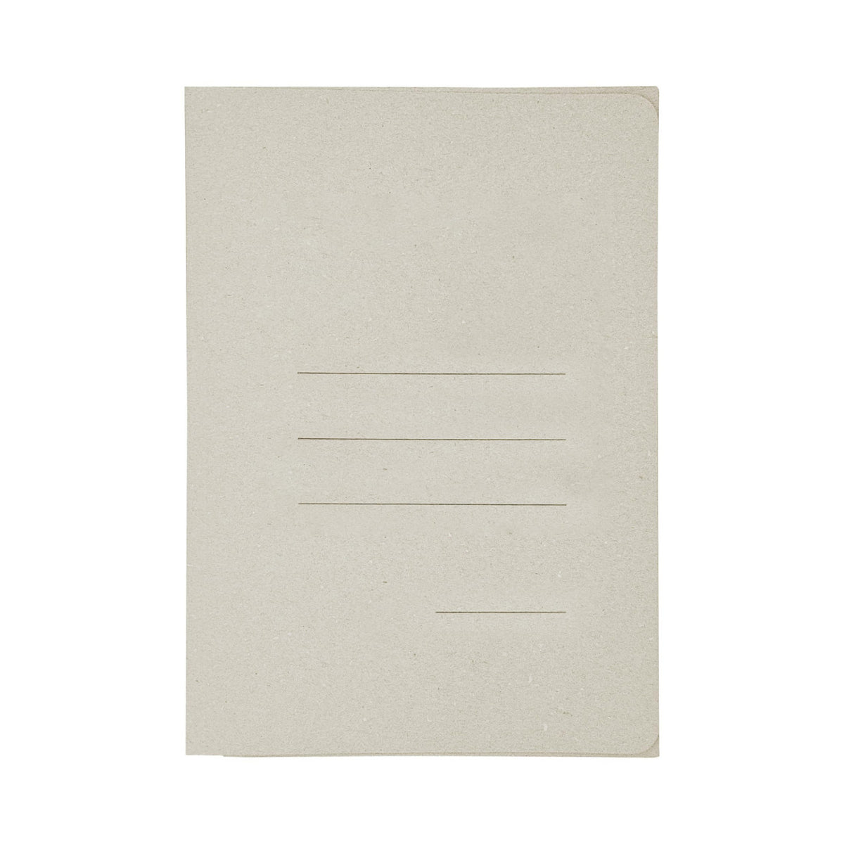 Blasetti Cart-Eco Cartelline 3 Lembi Grigio in Cartoncino Riciclato 180 gr/m² Formato 25x33,5 cm - Confezione 50 Pezzi