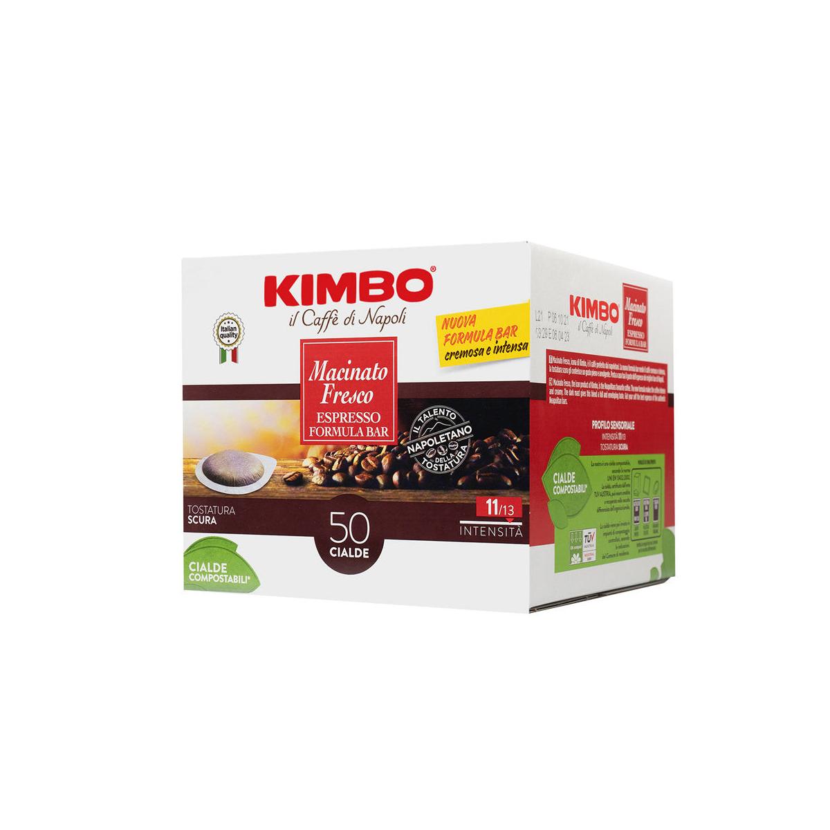 Kimbo 014403 capsula e cialda da caffè Cialde caffè Tostatura scura 50 pz