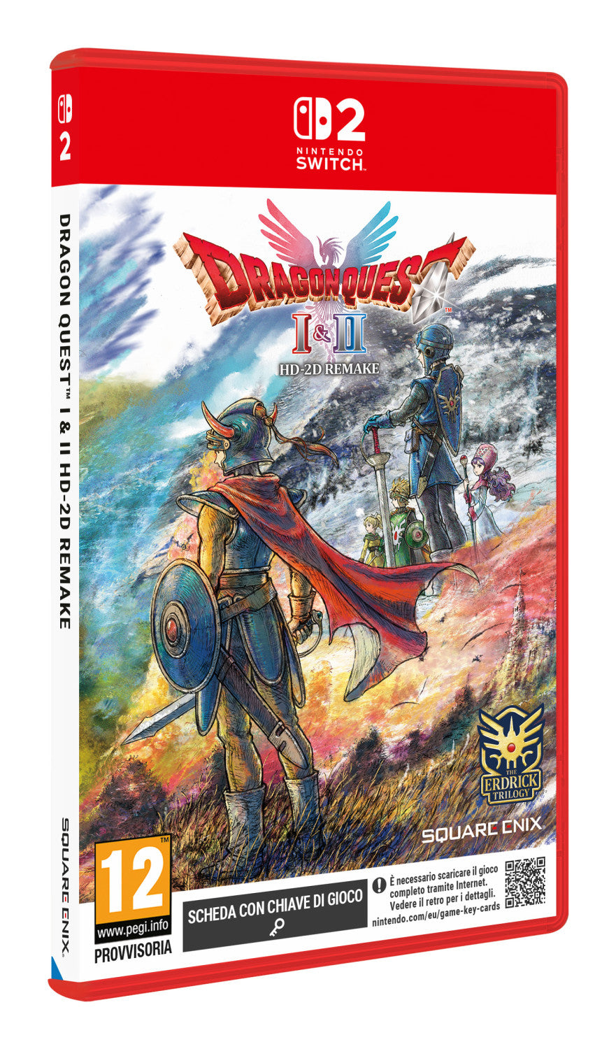 Square Enix Dragon Quest I II HD-2D Remake NSW2 Cinese semplificato, Tedesca, Inglese, ESP, Francese, ITA, Giapponese Nintendo Switch 2