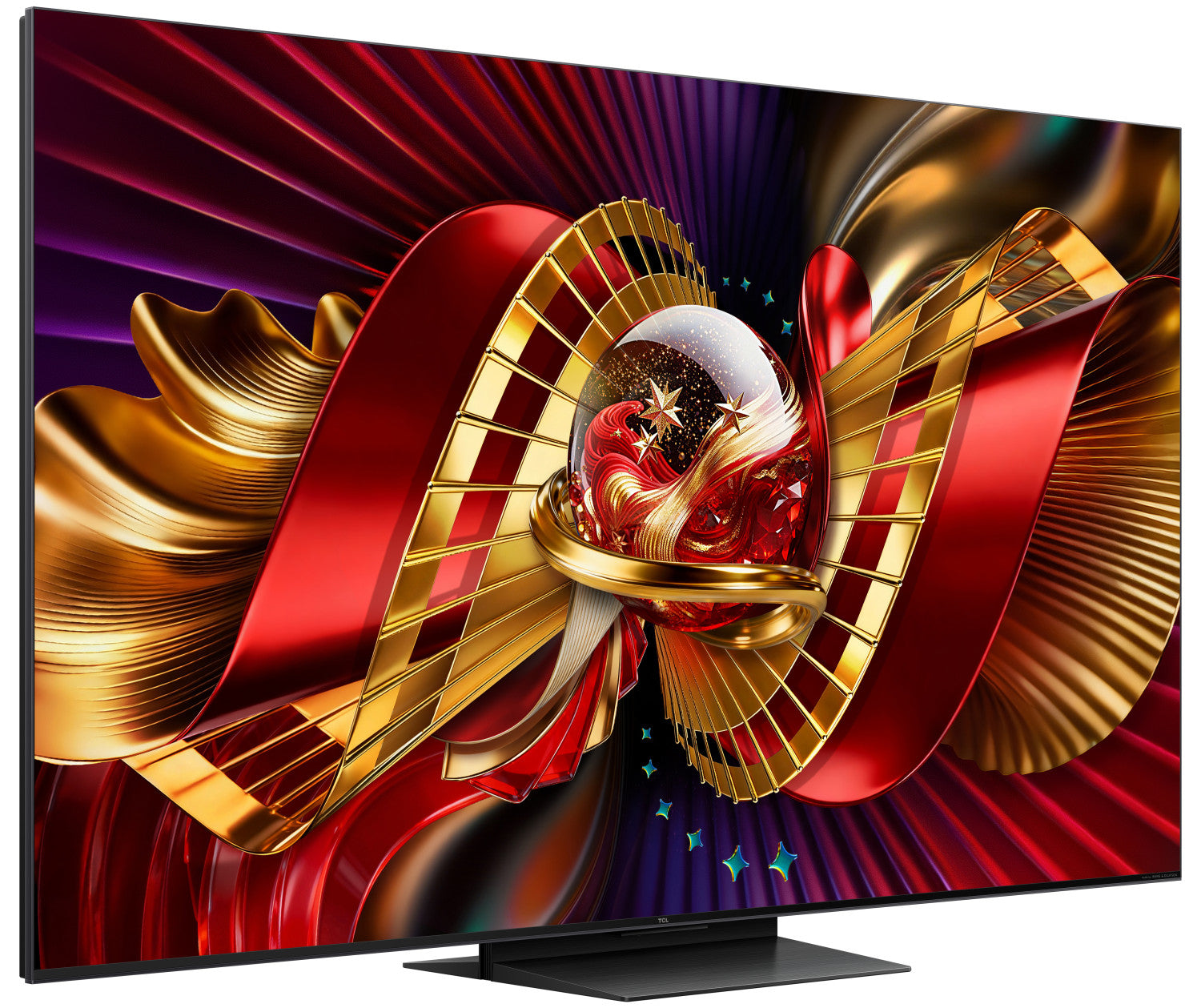 TCL C8L TV 55C8L SQD Mini LED da 55", 4K HDR, 3000 nit, 1.008 zone di dimming, Google TV, 144Hz, Dolby Vision Atmos, Audio Bang Olufsen