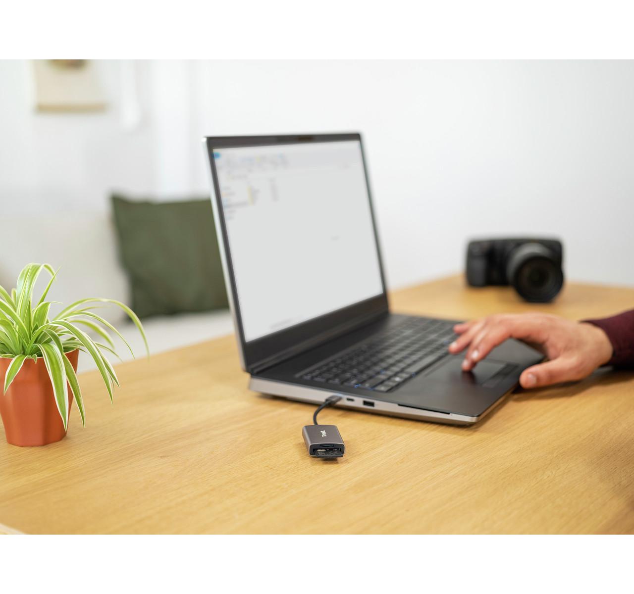 Trust 24136 Lettore di Schede USB 3.2 Type-C Alluminio