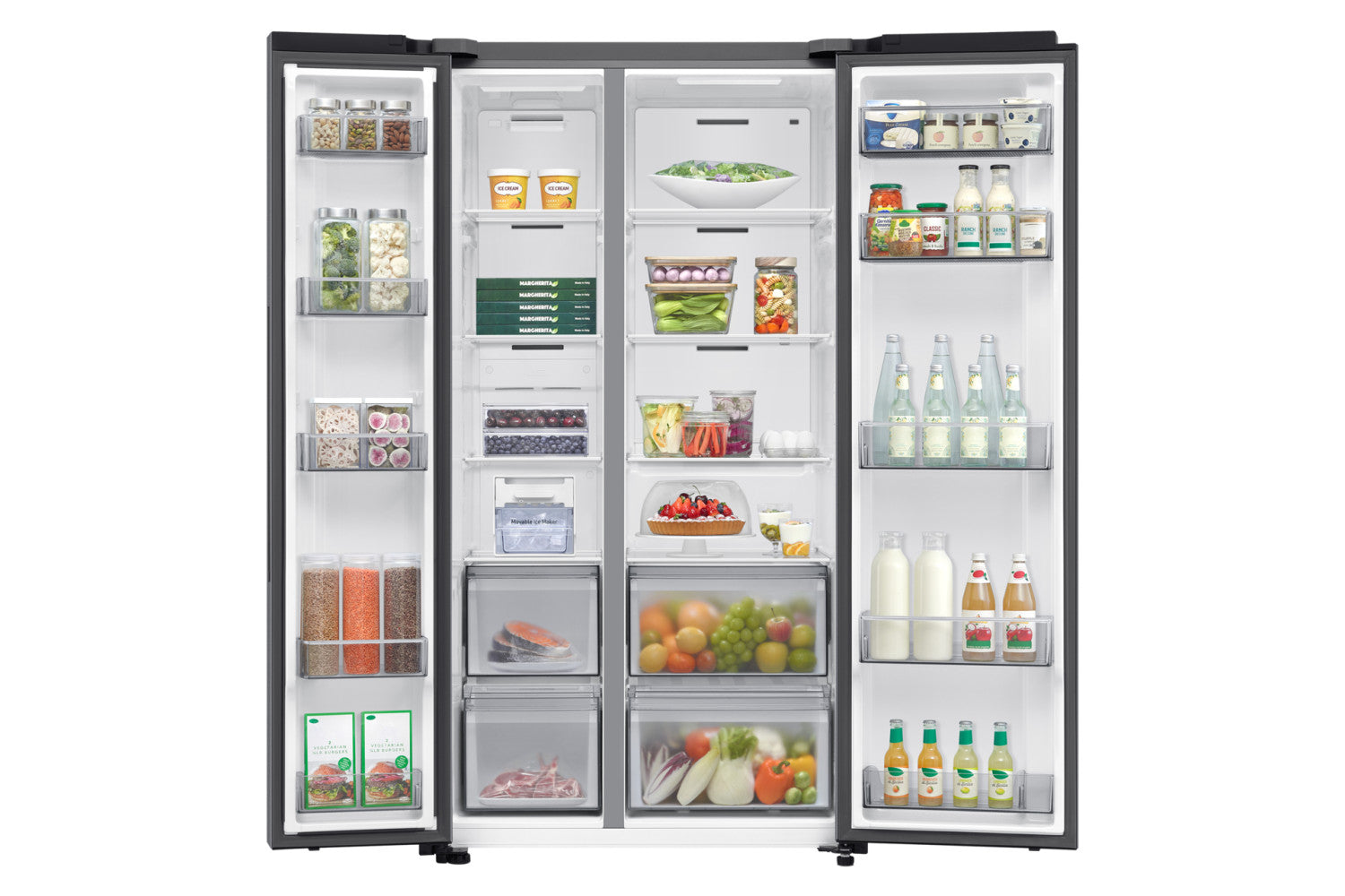 Samsung Frigorifero Side by Side 659L RS70F65QDTEF Acciaio inox