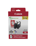 Canon PG 585XL CL 586 PVP cartuccia d'inchiostro 2 pz Originale Resa elevata XL Nero. Ciano. Magenta. Giallo