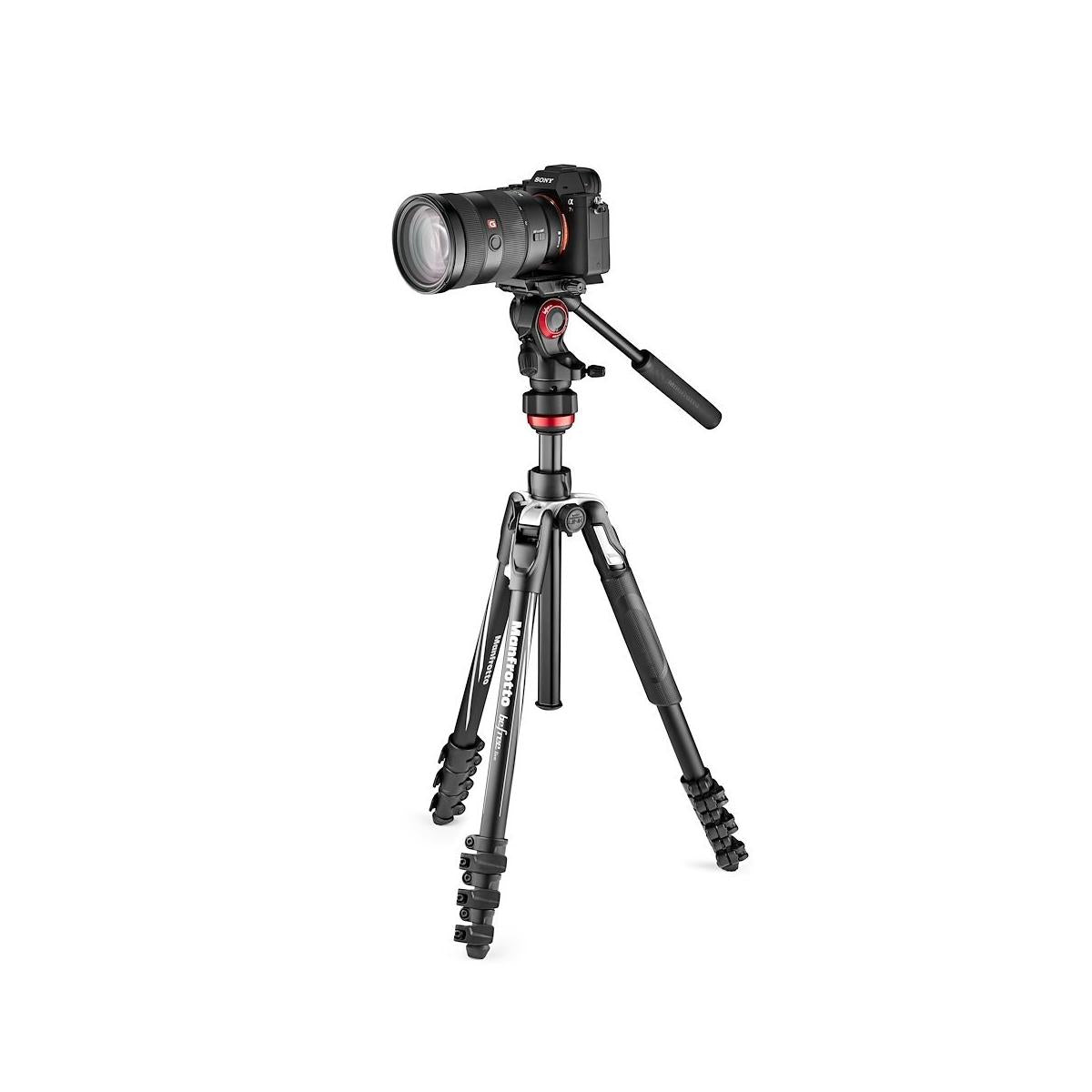 Manfrotto MVKBFRL LIVE treppiede Fotocamere digitali film 3 gambe Nero Argento