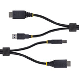 StarTech.com Cavo KVM HDMI e USB 5Gbps da 3m, Cavo Combinato HDMI 2.0 4K 60Hz e USB-A 3.0 per Switch KVM