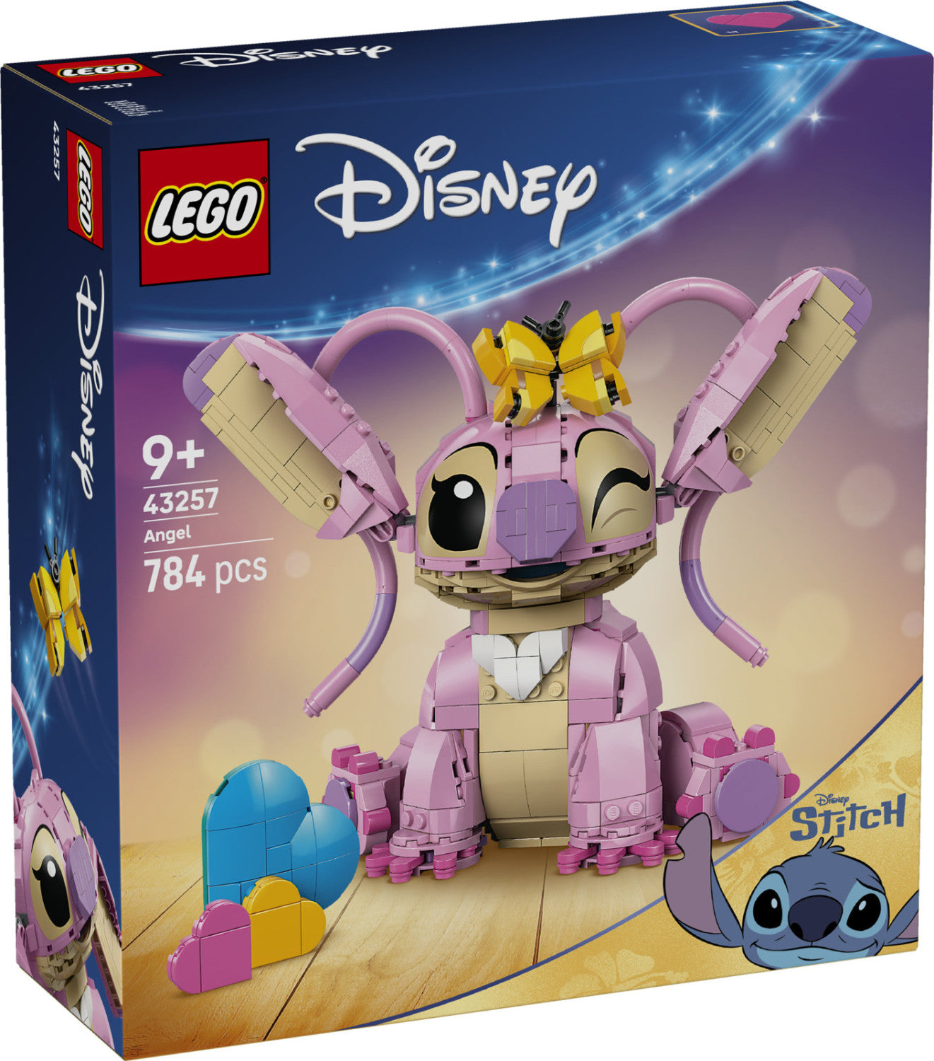 LEGO Disney Angel 43257 Set da Costruzione 784 Pezzi Lilo e Stitch 9 Anni