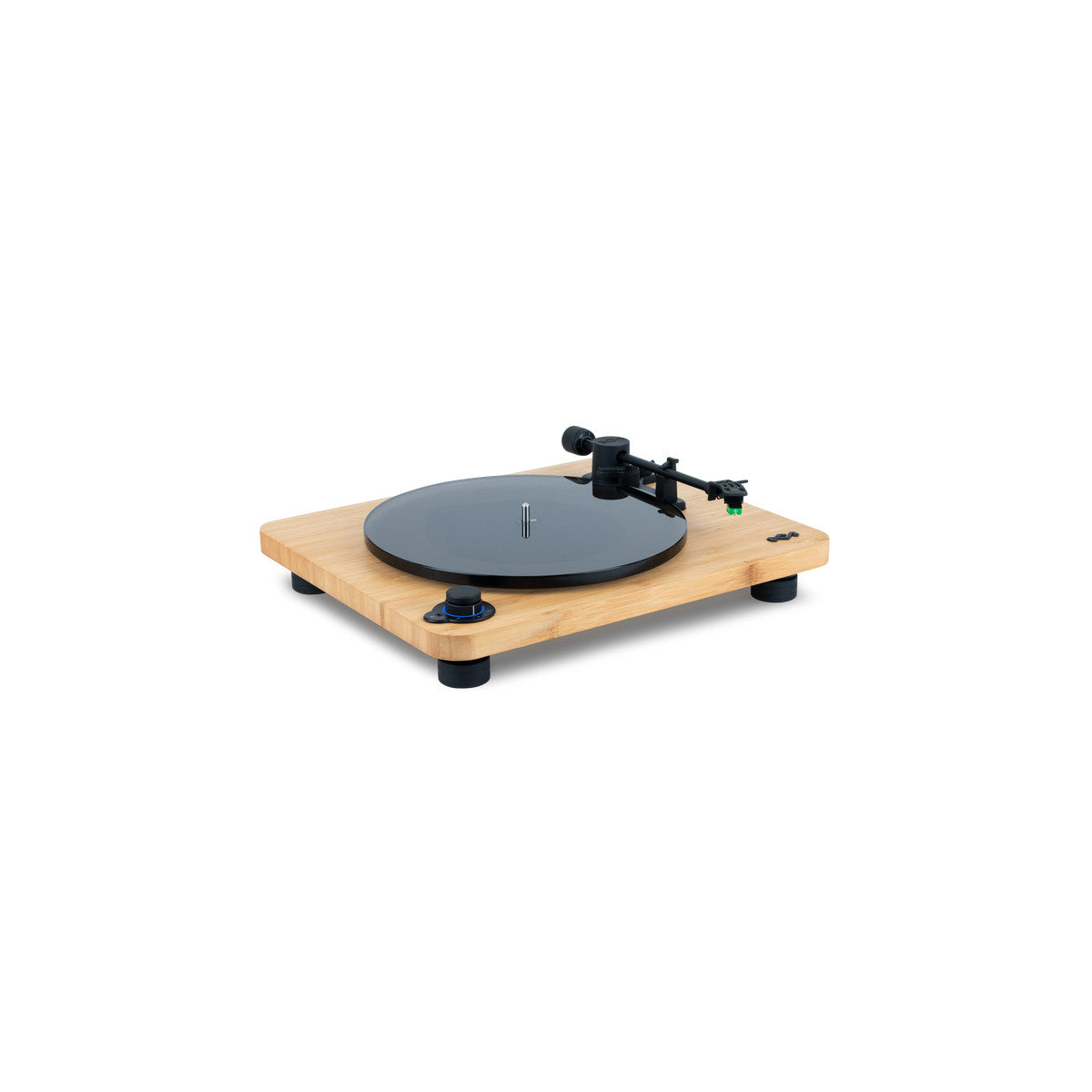 The House Of Marley EM-JT010-SB piatto audio Giradischi con trasmissione a cinghia Nero, Legno