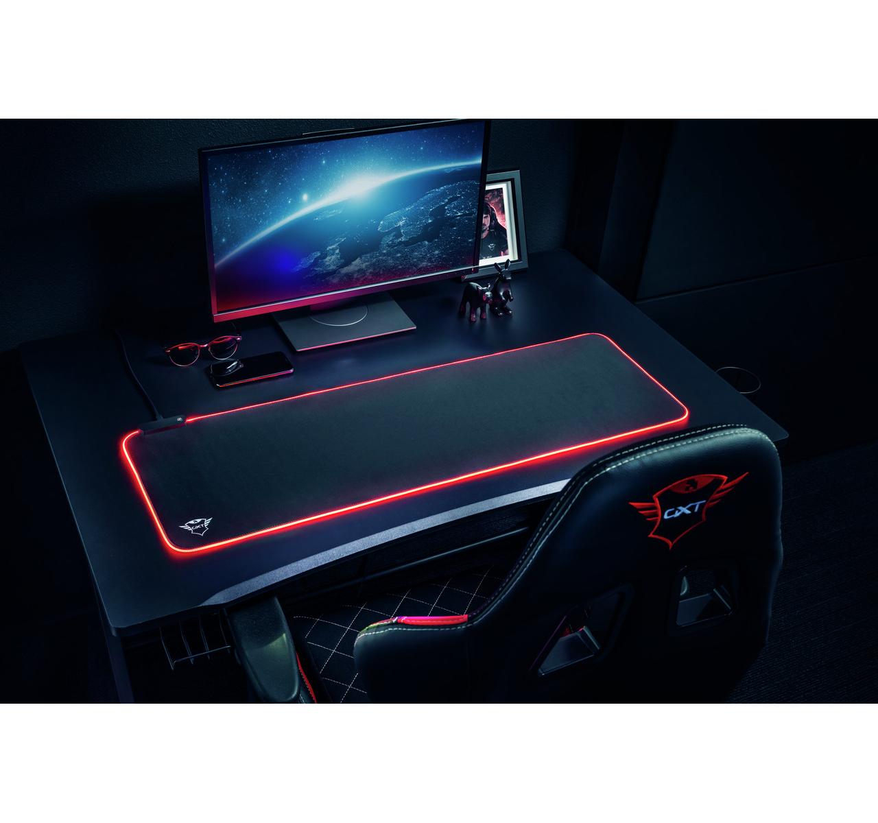 Trust GXT 764 Glide-Flex XXL Tappetino per Mouse Gaming da Computer Nero