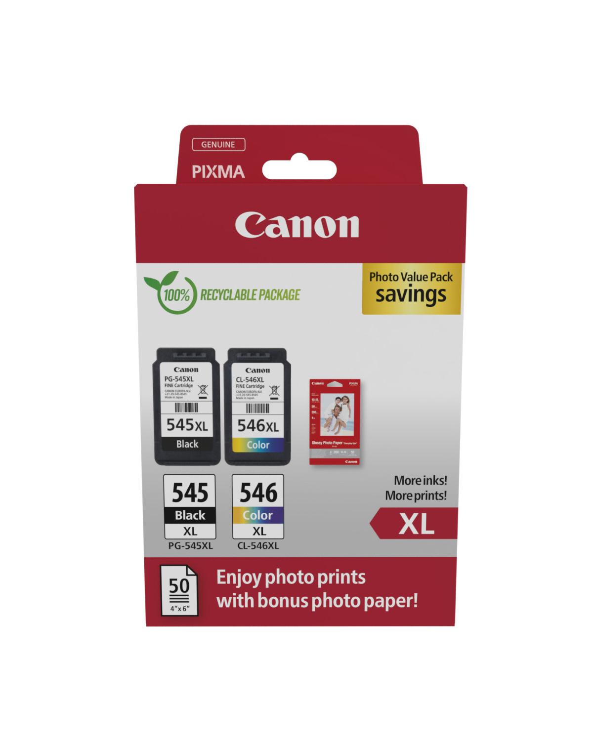 Canon 8286B011 Cartuccia d'Inchiostro 2 pz Originale Nero Ciano Magenta Giallo
