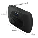 Thomson RT350DAB Radio Portatile DAB E FM - Nero/Grigio