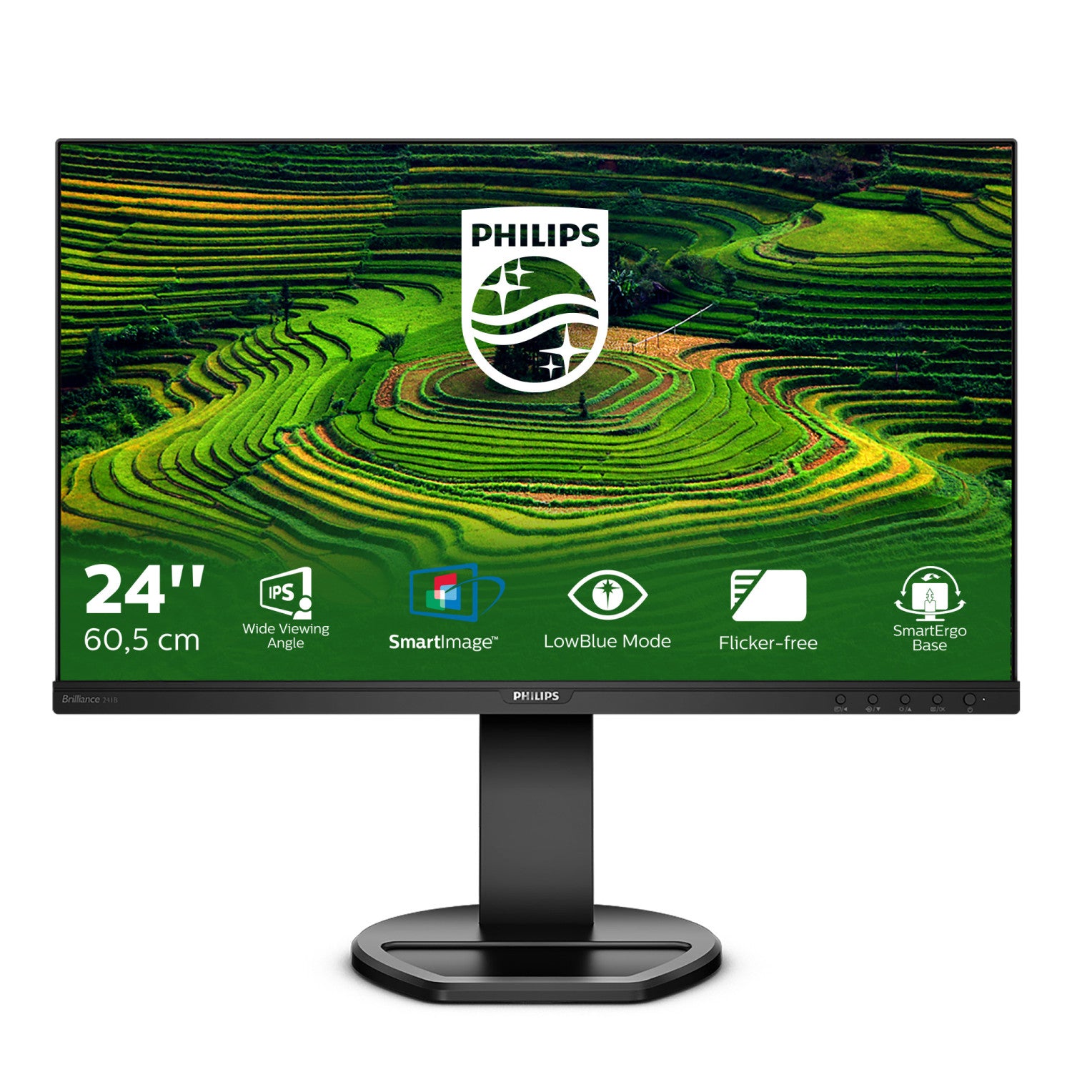 Philips B Line 241B8QJEB/00 LED display 60,5 cm (23.8pollici) 1920 x 1080 Pixel Full HD Nero