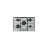 Silverline AS5241X01 piano cottura Acciaio inox Da incasso 75 cm Gas 5 Fornelli