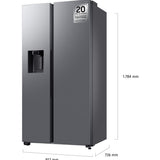 Samsung Frigorifero Side By Side 640L RS70F64KETEF Acciaio inox