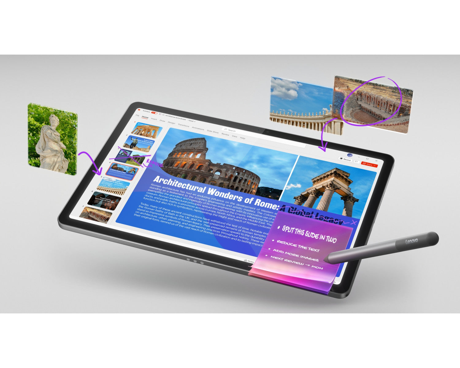Lenovo Idea Tab - Display 11" 2.5K (2560x1600) IPS 500nits 90Hz - CPU MediaTek Dimensity 6300 - RAM 8GB - Memoria 256GB UFS - Grafica ARM Mali G57 MC2 - Connettività WiFi Slot MicroSD - Android 15 - Tab Pen Inclusi Venduto come Grado B 0199275107382