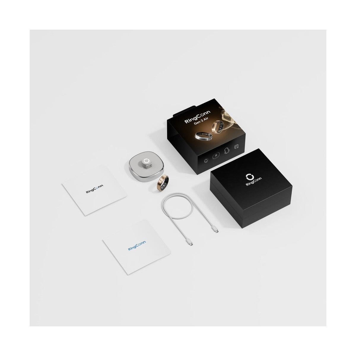 RingConn Gen 2 Air No Anello intelligente con activity tracker IP68 Oro