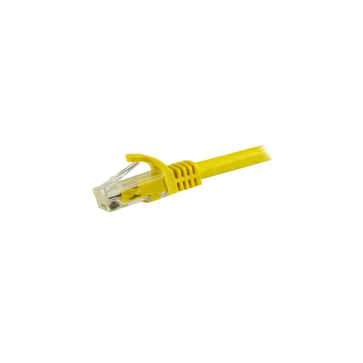 StarTech.com Cavo patch CAT6 1,5 m - Filo di rame al 100 - Connettore antistrappo - Giallo