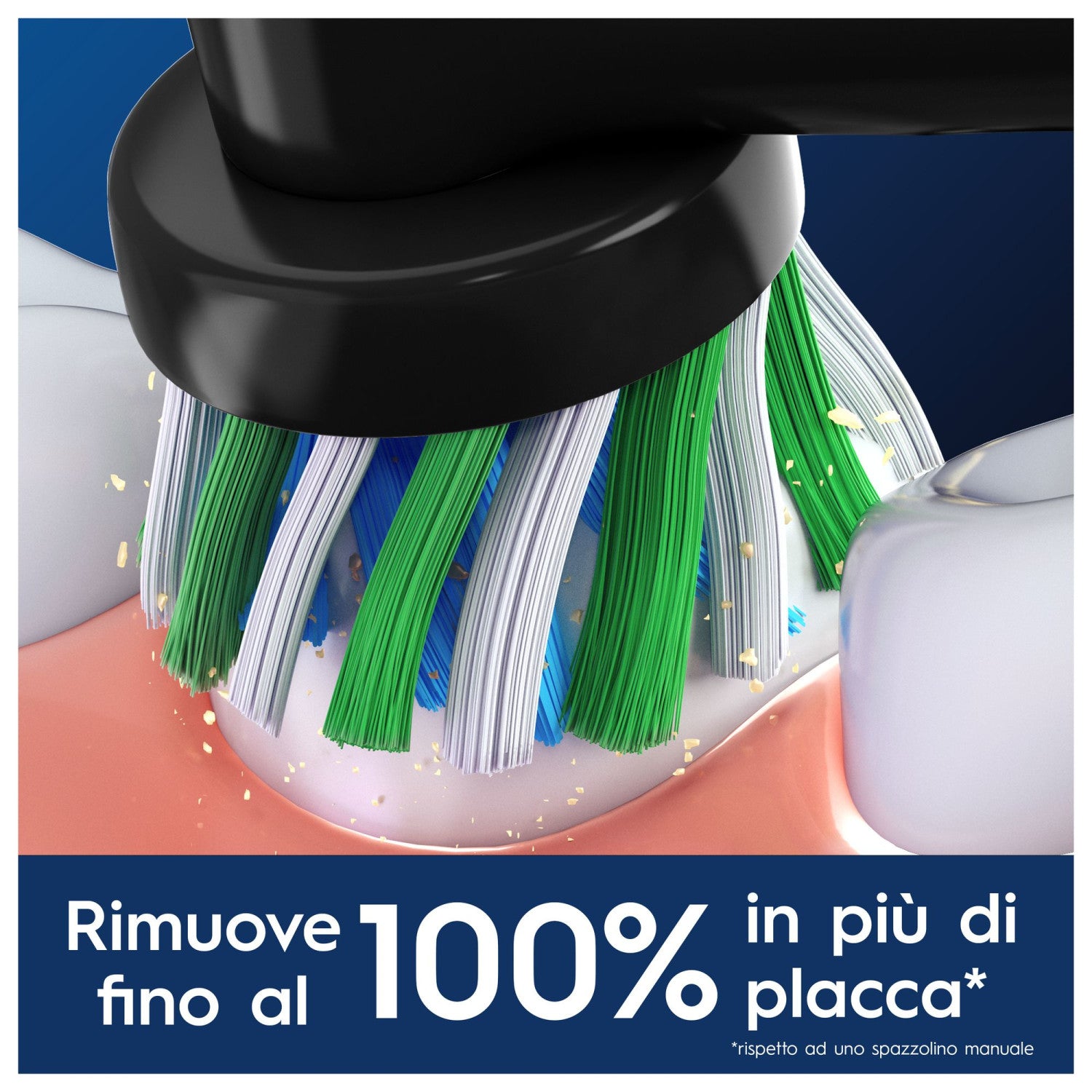Oral-B Pro Cross Action 5 pz Testine di ricambio Nero