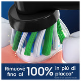 Oral-B Pro Cross Action 5 pz Testine di ricambio Nero