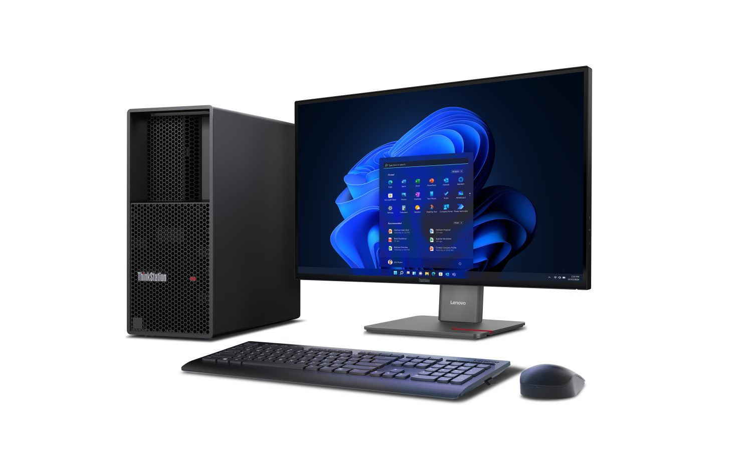 Lenovo ThinkStation P3 Tower Gen 2 Intel Core Ultra 7 265K 32 GB DDR5-SDRAM 1 TB SSD NVIDIA RTX PRO 4000 Blackwell Windows 11 Pro Stazione di lavoro Nero