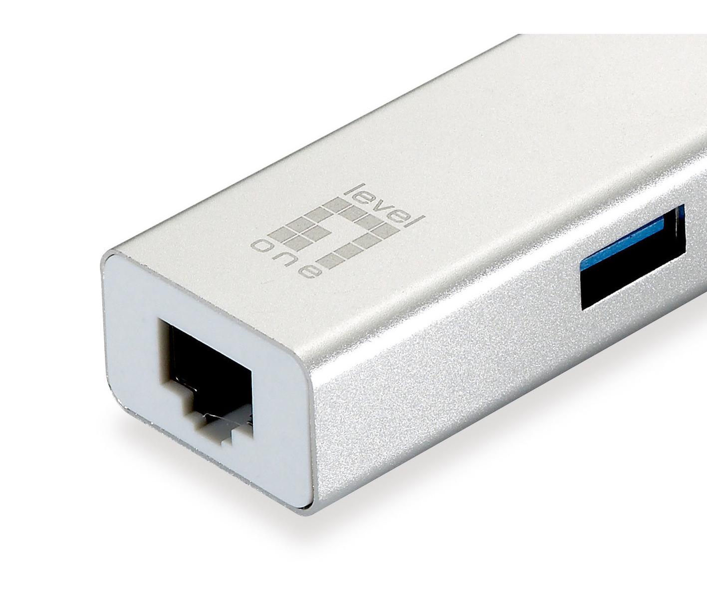 LevelOne USB-0503 scheda di rete e adattatore Ethernet 1000 Mbit/s