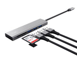 Trust Halyx 24191 Hub USB 3.2 Type-C 104 Mbit/s Alluminio