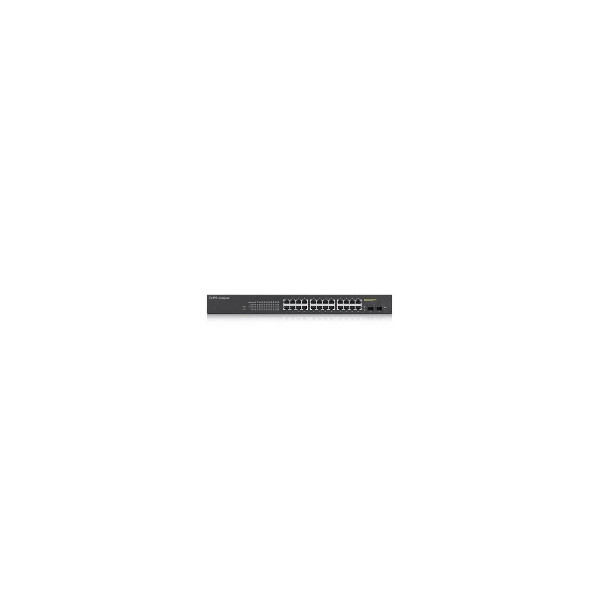 Zyxel GS1900-24HP Gestito Gigabit Ethernet (10/100/1000) 1U Nero