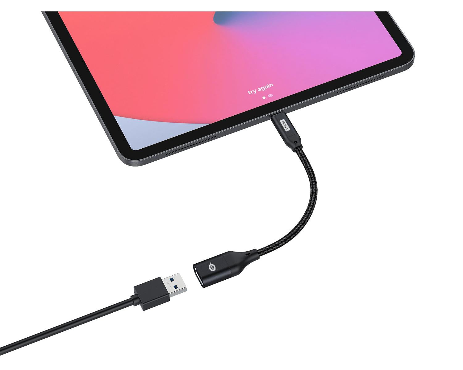 Conceptronic ABBY18B adattatore per inversione del genere dei cavi USB-C USB-A Nero