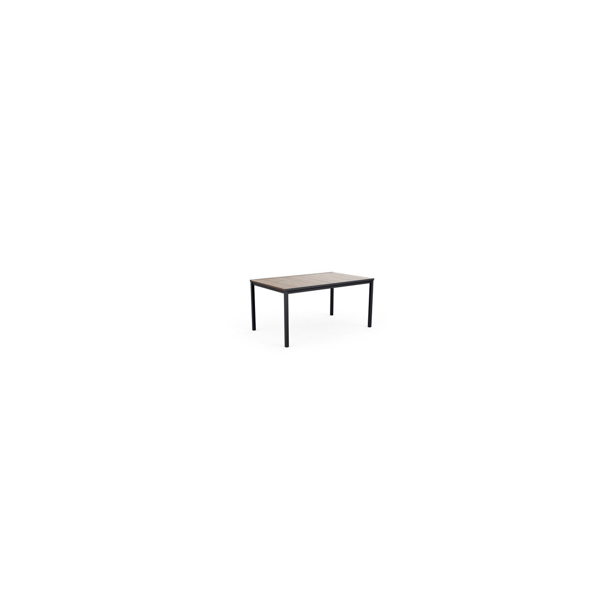 Keter 260567 tavolo da esterno Nero, Legno Forma rettangolare