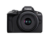 Canon EOS R50Black RF-S 18-45mm F4.5-6.3 IS STM Kit MILC 24,2 MP CMOS 6000 x 4000 Pixel Nero