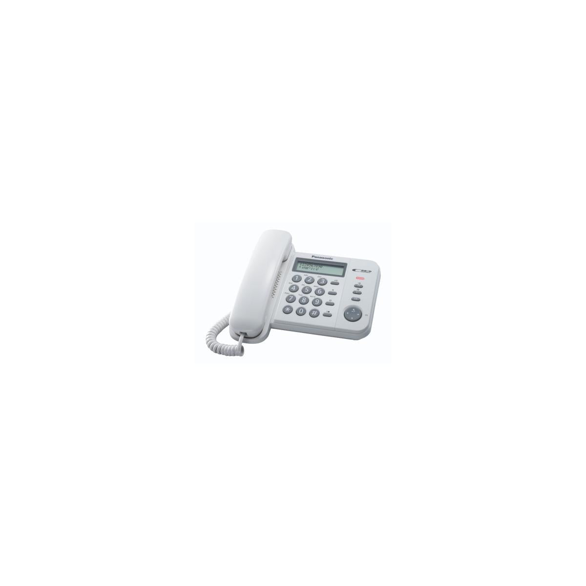 Panasonic KX-TS560EX1W telefono Telefono analogico Identificatore di chiamata Bianco